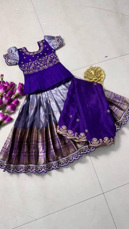 NEW LAUNCING KIDS LEHENGA CHOLI simmer Wholesale kids boutique clothing